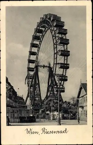 Ak Wien 2 Leopoldstadt, Prater, Riesenrad