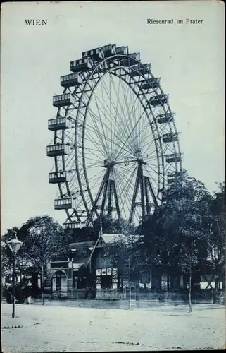 Ak Wien 2 Leopoldstadt, Praterstraße, Riesenrad