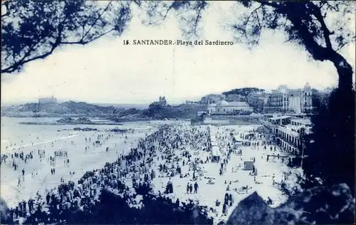 Ak Santander Kantabrien Spanien, Playa del Sardinero