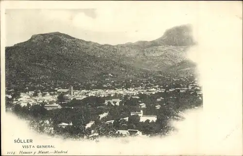 Ak Soller Mallorca Balearische Inseln, Gesamtansicht