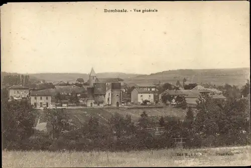 Ak Dombasle en Argonne Meuse, Gesamtansicht