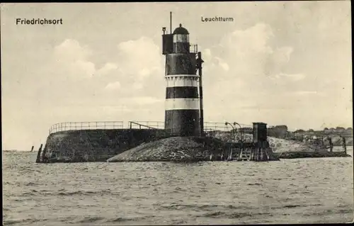 Ak Friedrichsort Kiel, Leuchtturm