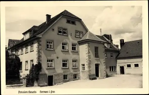 Foto Ak Marktleugast im Frankenwald Bayern, Pension Haueis