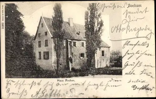 Ak Bochum im Ruhrgebiet, Haus Rechen