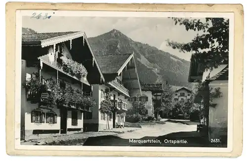 6 Glas Negative Marquartstein im Chiemgau Oberbayern, Haus, Totalansicht, verschiedene Ansichten