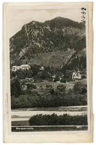 6 Glas Negative Marquartstein im Chiemgau Oberbayern, Panorama, Totalansicht, Kirche