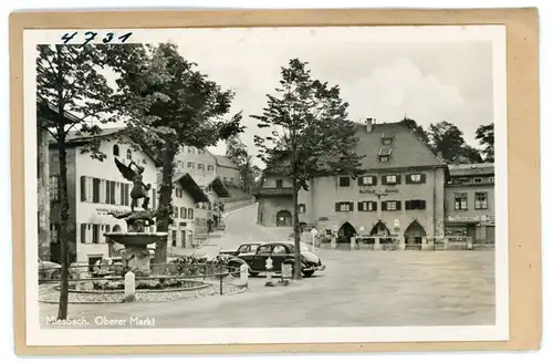 5 Glas Negative Miesbach in Oberbayern, Ortsansicht, Gebirge, verschiedene Ansichten