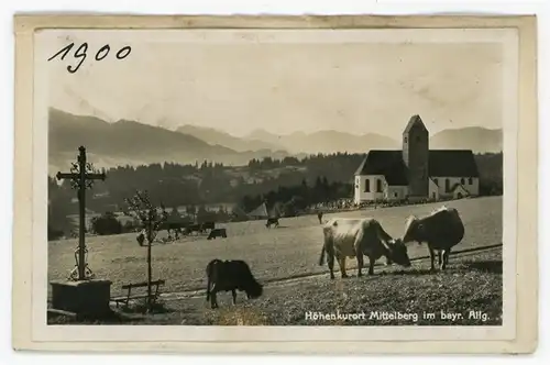 5 Glas Negative Mittelberg im Kleinwalsertal Vorarlberg, Weide, Schneelandschaft, Totalansicht