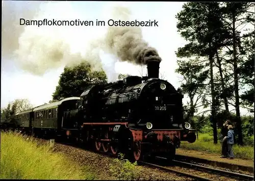 10 alte Ak Serie Dampflokomotive Ostseebezirk, diverse Ansichten