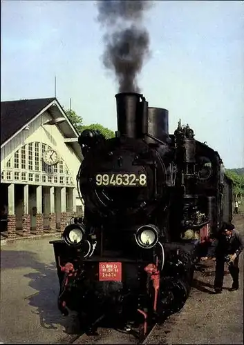 10 alte Ak Serie Dampflokomotive Ostseebezirk, diverse Ansichten