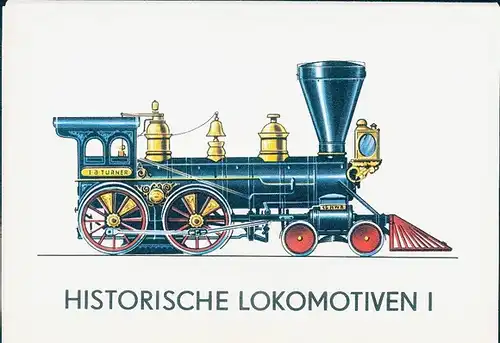 12 alte Ak Serie historische Lokomotiven, Folge 1, diverse Ansichten