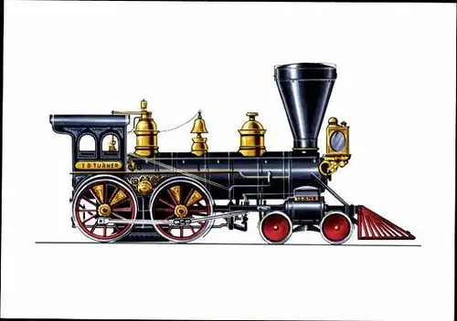 12 alte Ak Serie historische Lokomotiven, Folge 1, diverse Ansichten