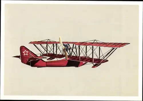 12 alte Ak Serie historische Flugzeuge, Folge 2, diverse Ansichten