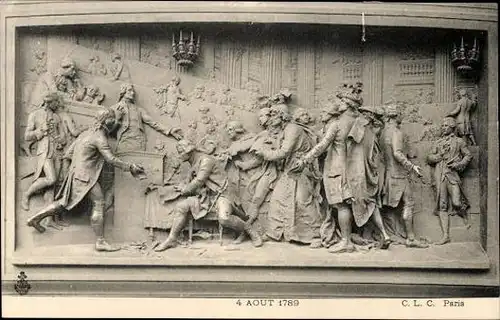 12 Ak Relief 14. Juli 1880, Paris C.L.C