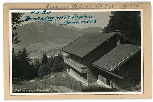 6 Glas Negative Tirol und Bayern, Schneefernerhaus, Bad Königsgrub, Hütte