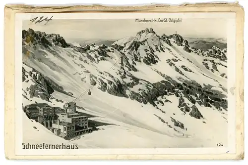 6 Glas Negative Tirol und Bayern, Schneefernerhaus, Bad Königsgrub, Hütte