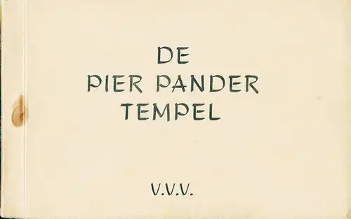 8 alte Ak Der Pier Pander Tempel, Leeuwarden, Niederlande