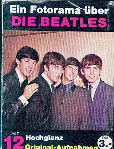 12 alte Fotos, Fotorama The Beatles, im Heft, diverse Ansichten