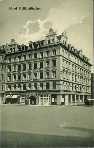 Ak München Bayern, Hotel Wolff, Jakob Galster