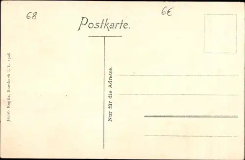 Ak Rombas Rombach Lothringen Moselle, Ornepartie