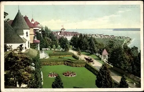 Ak Michigan USA, West End Cottages, Mackinac Island