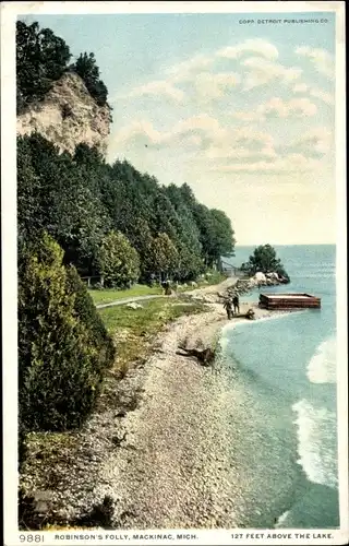 Ak Michigan USA, Mackinac Island, Robinson's Folly