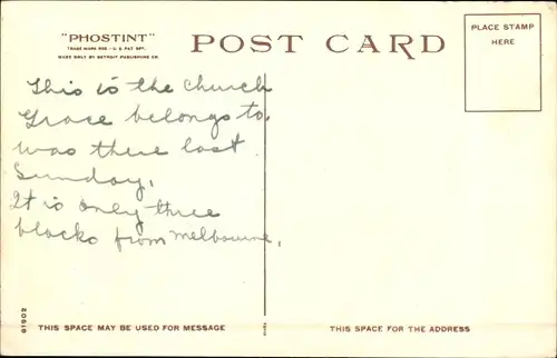 Ak Detroit Michigan USA, Metropolitan Methodist Church