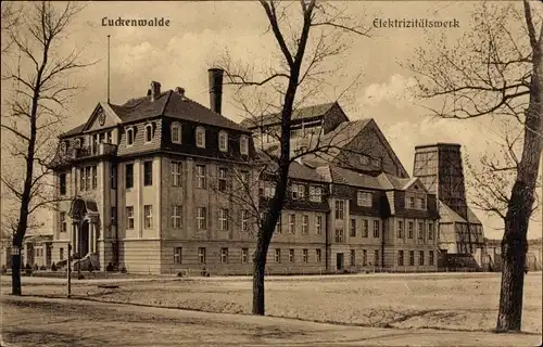 Ak Luckenwalde in Brandenburg, Elektrizitätswerk
