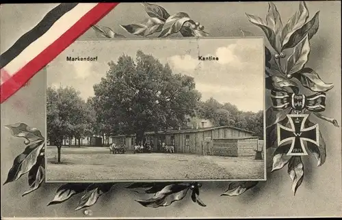 Passepartout Ak Markendorf Jüterbog in Brandenburg, Kantine