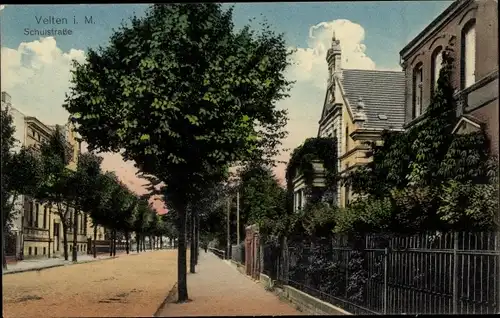 Ak Velten in der Mark, Schulstraße