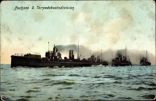 Ak Hochsee G. Torpedobootsdivision, Deutsche Kriegsschiffe, Kaiserliche Marine