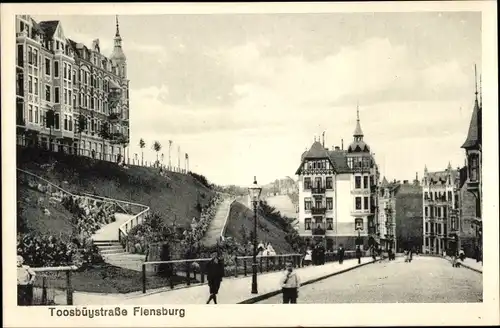 Ak Flensburg in Schleswig Holstein, Toosbüystraße