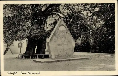 Ak Scheeßel in Niedersachsen, Ehrenmal