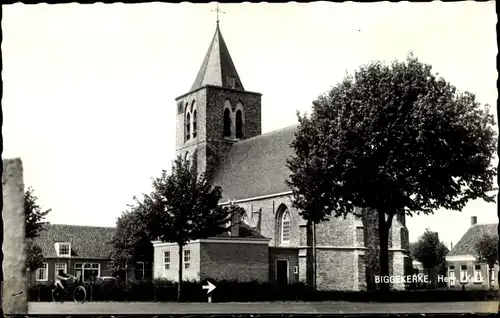 Ak Biggekerke Zeeland Niederlande, Kirche