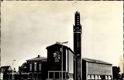 Ak Vlissingen Zeeland Niederlande, Rathaus