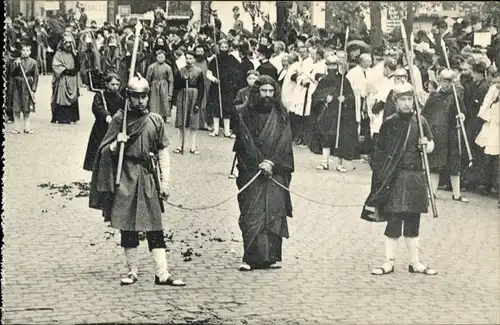 Ak Bruges Brügge Flandern Westflandern, Processie van't Heilig Bloed, Jesus