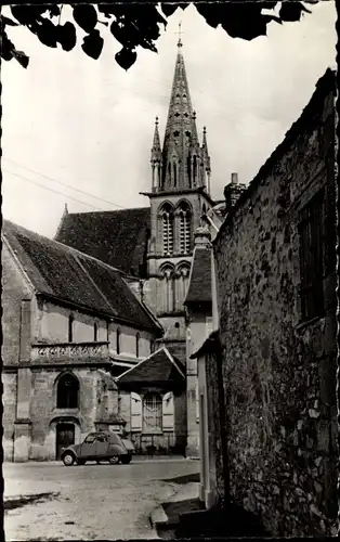 Ak Crépy in Valois Oise, Kirche Saint-Denis