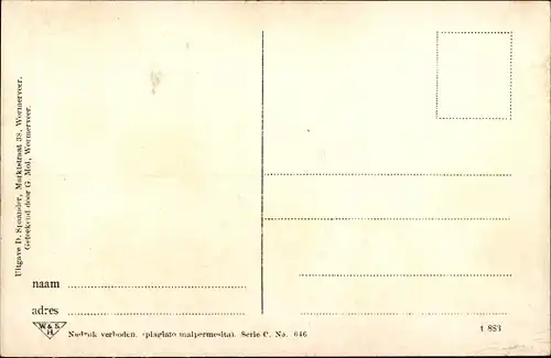 Ak Wormer Nordholland, Ringsloot, Houtsnip of 't Oosterkerkhof, Olie-Mühle