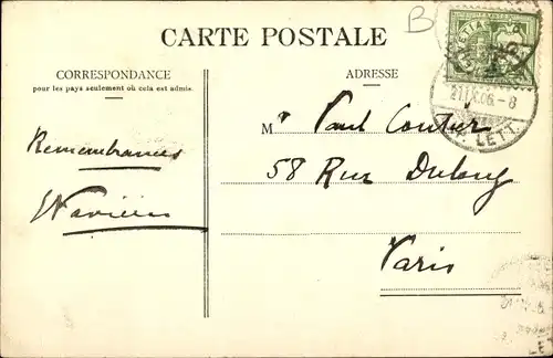 Ak Lausanne Kanton Waadt, Avenue du Theater