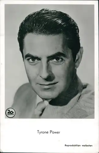 Ak Schauspieler Tyrone Power, Portrait, Film Der Hauptmann von Kastilien