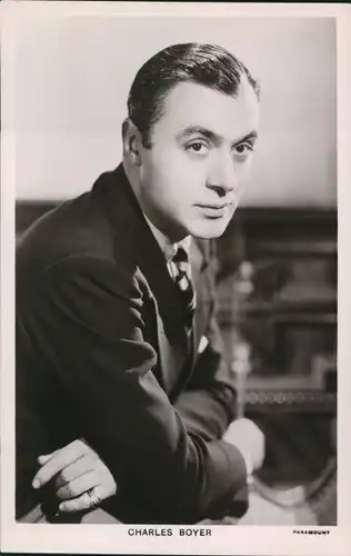 Ak Schauspieler Charles Boyer, Portrait