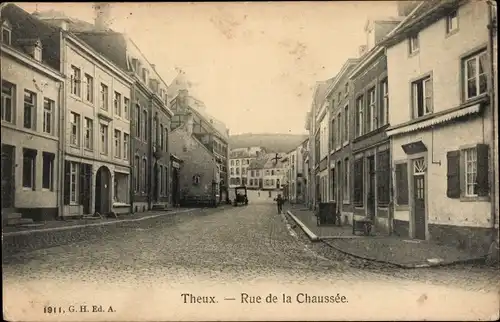 Ak Theux Wallonie Lüttich, Rue de la Chaussee