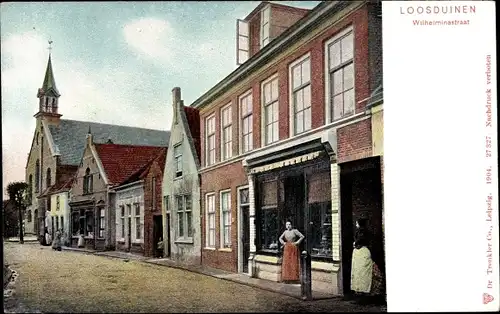 Ak Loosduinen Südholland, Wilhelminastraat
