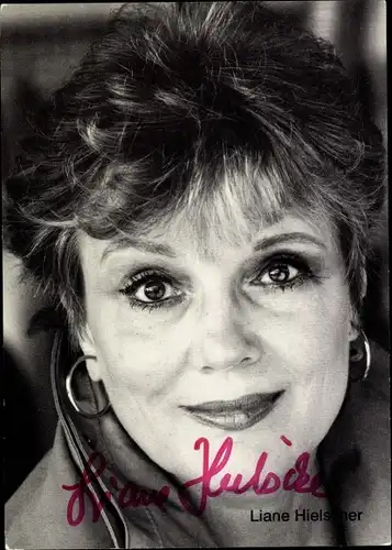 Ak Schauspielerin Liane Hielscher, Portrait, Autogramm