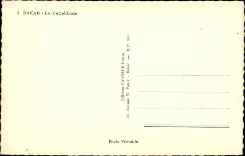 Ak Dakar, Senegal, La Cathedrale