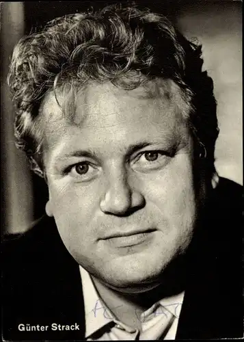 Ak Schauspieler Günter Strack, Portrait