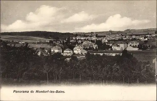 Ak Mondorf les Bains Bad Mondorf Luxemburg, Panorama