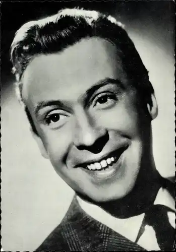 Ak Sänger und Schauspieler Peter Alexander, Portrait