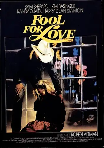 Ak Schauspieler Sam Shepard, Schauspielerin Kim Basinger, Fool for Love