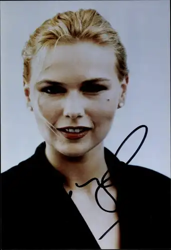 Ak Schauspielerin Veronica Ferres, Portrait, Autogramm